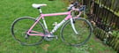 Tifosi CK 7 ladies pink and white racing bike 