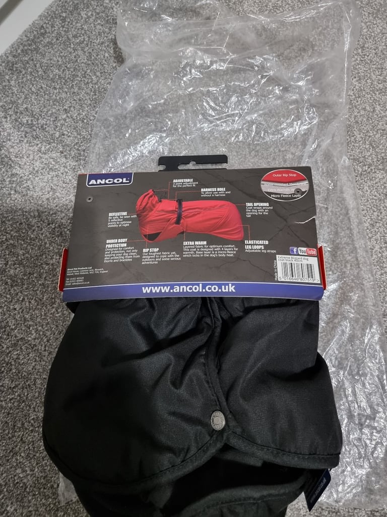 Ancol blizzard dogs coat.