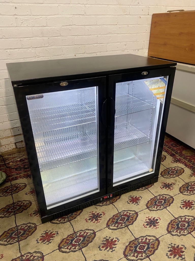 🚚Beautiful 2Doors Commercial Bar fridge 