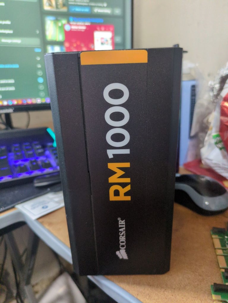 image for Corsair rm1000 w psu fully modular 