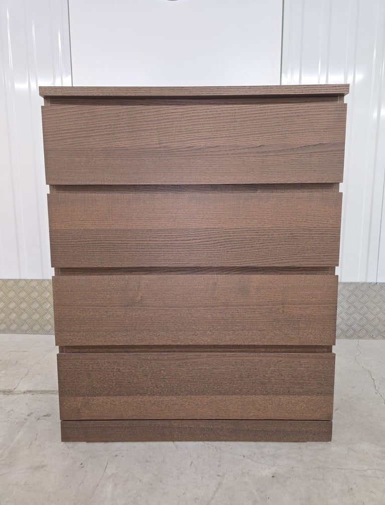image for IKEA malm 4 drawer brown 