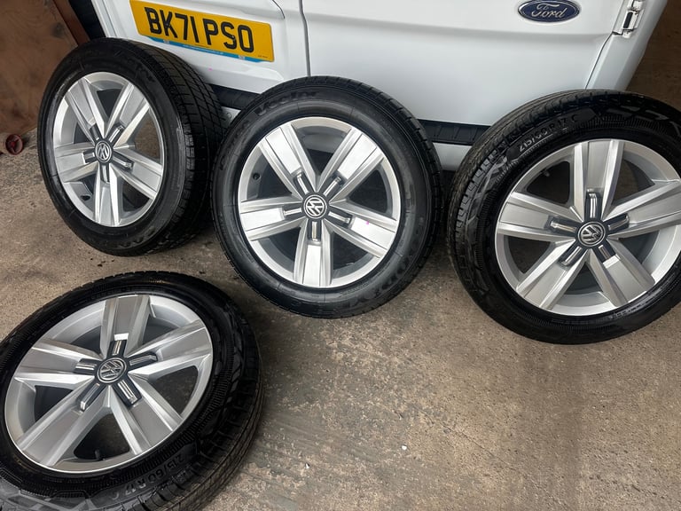 image for VW Transporter T5 T6 Davenport alloys 17” & tyres x 4 Like new