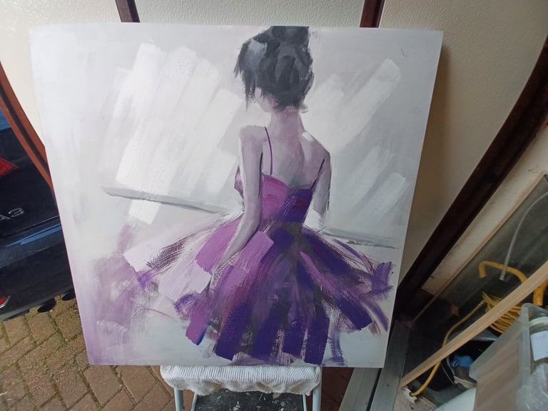 Painting - Canvas, Ballerina