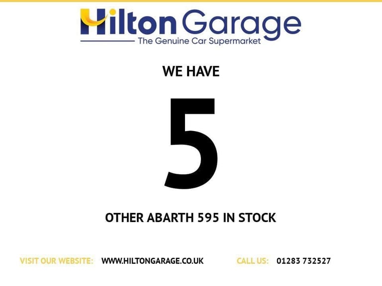 2019 Abarth 595 1.4 T-Jet Turismo 70th Hatchback 3dr Petrol Manual Euro 6 (165 bhp) NAVIGAT HATCH...