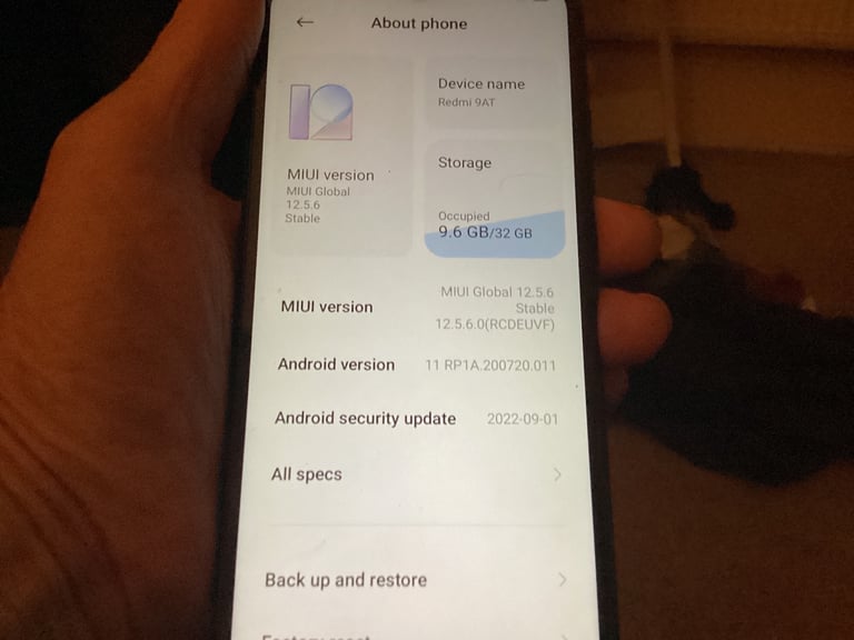 image for Xiomi  Redmi 9AT