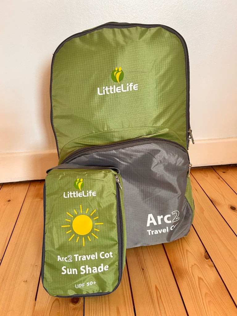 Little life Arc2 Travel Cot and SPF 50+ sunshade