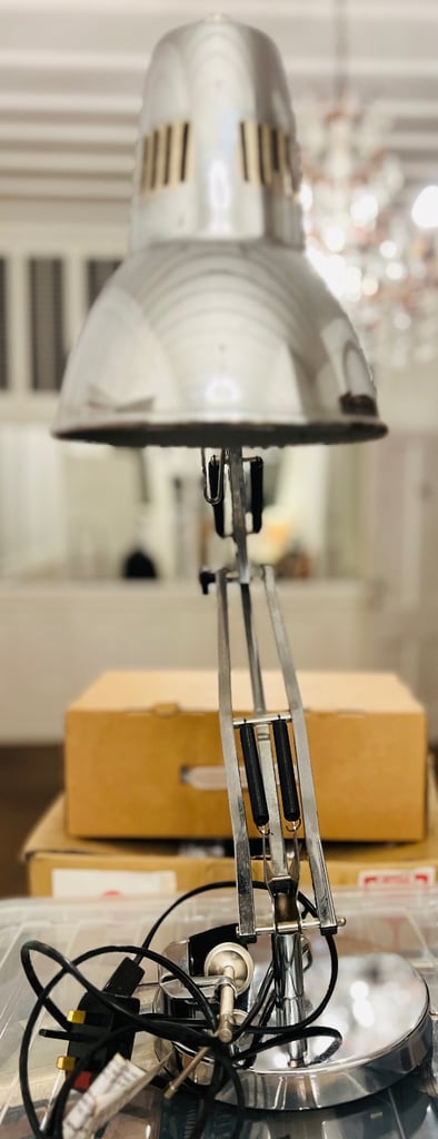 Chrome Anglepoise Desk Lamp - Pivot Springs- Multi-Adjust
