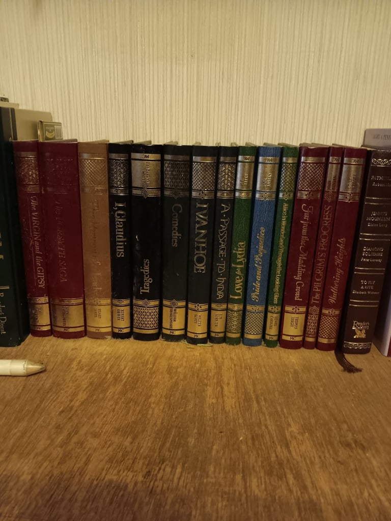 Various hardback books