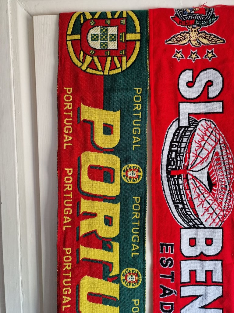 BENFICA AND PORTUGAL SCARFS 