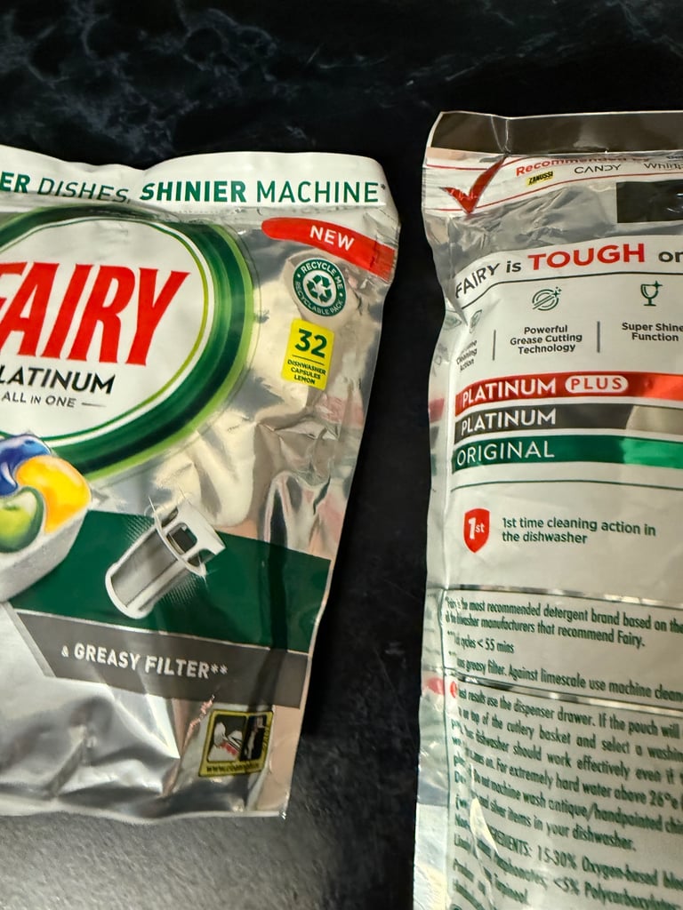 Fairy Platinum Plus All In One Dishwasher Tablets