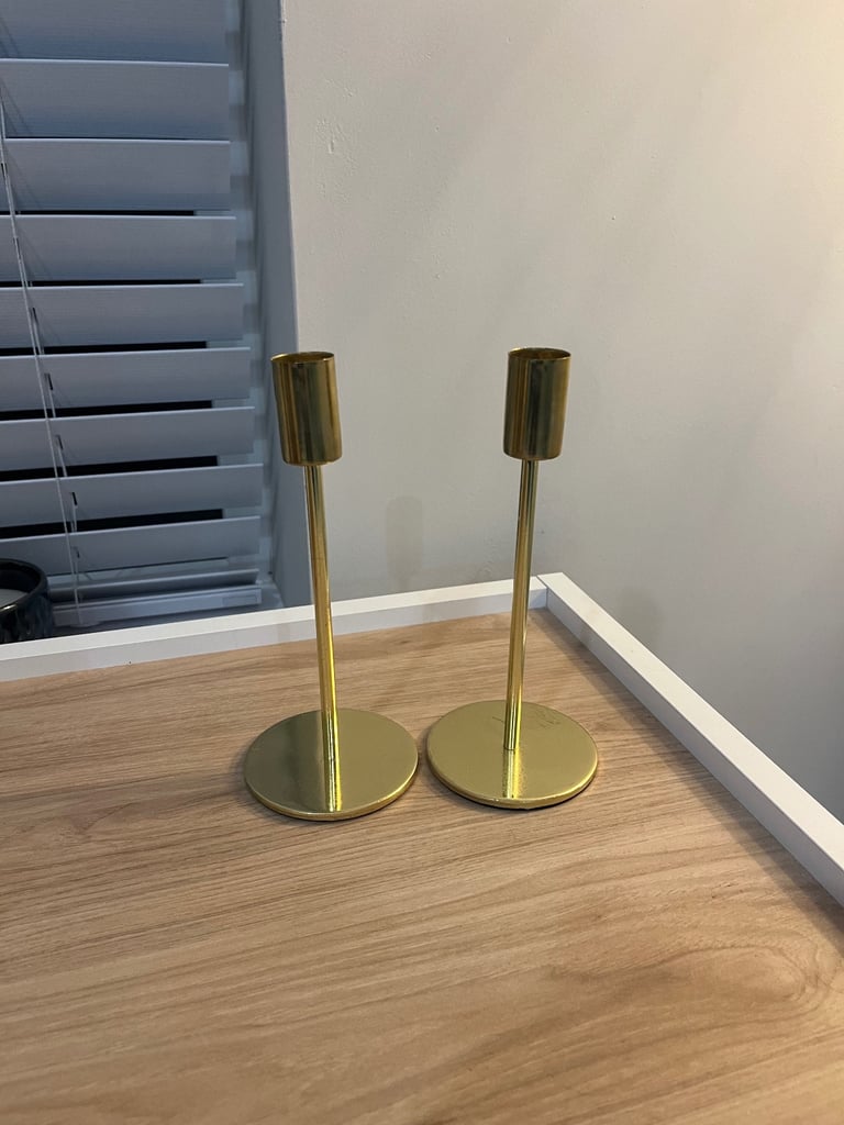 📀GOLD FLOOR LAMP & VASES📀