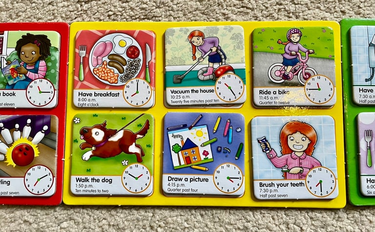 Oxford Toys “Tell the Time” board game
