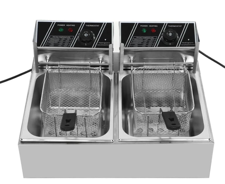 Commercial fryer top quality cafe shop restaurant takeaway 