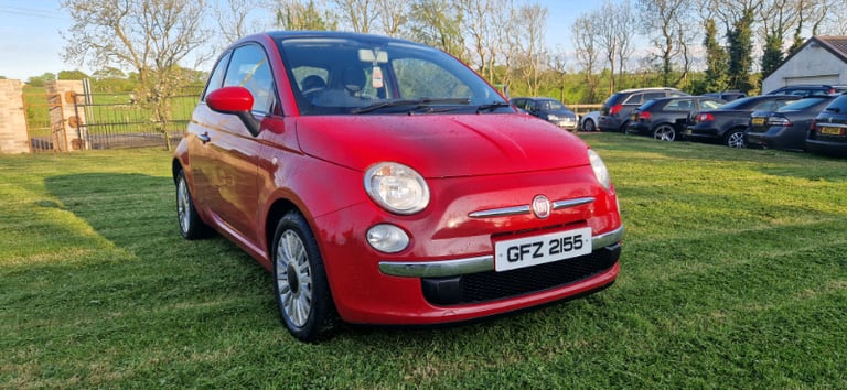 2011 FIAT 500 LOUNGE MOTED TO MAY 24 £35 ROAD TAX 