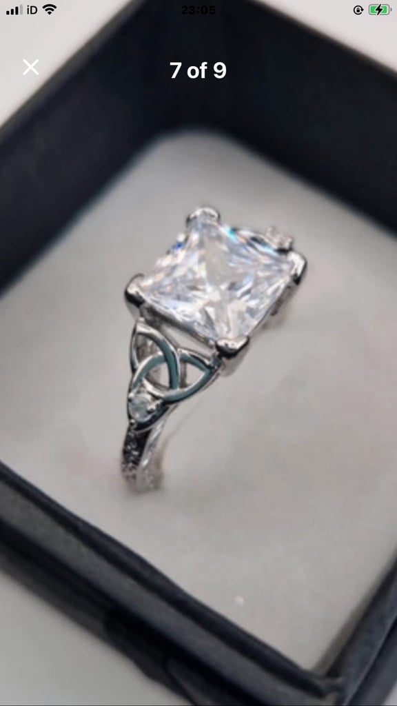 Contemporary Square Cut Ring 