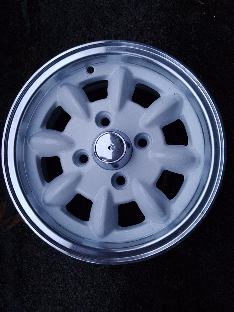 CLASSIC MINI 12 INCH ALLOY WHEELS ODD ONES FOR SPARES OR REPLACEMENTS - MINISTOCK