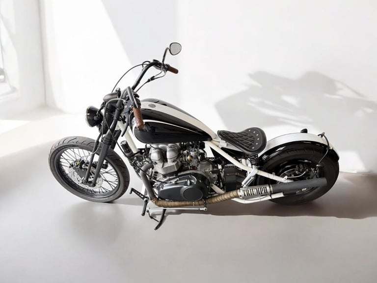 2002 Triumph Bobber Custom Built, Bonneville America Bobber