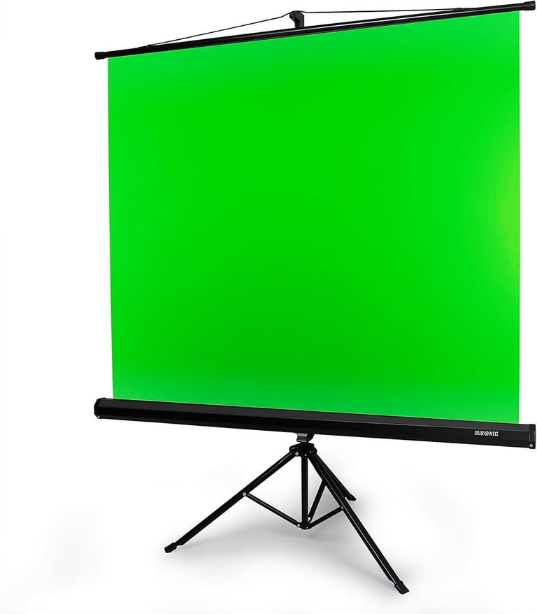 image for Floor Green Screen Backdrop TPS13 GN Projector Screens with Tripod Stand