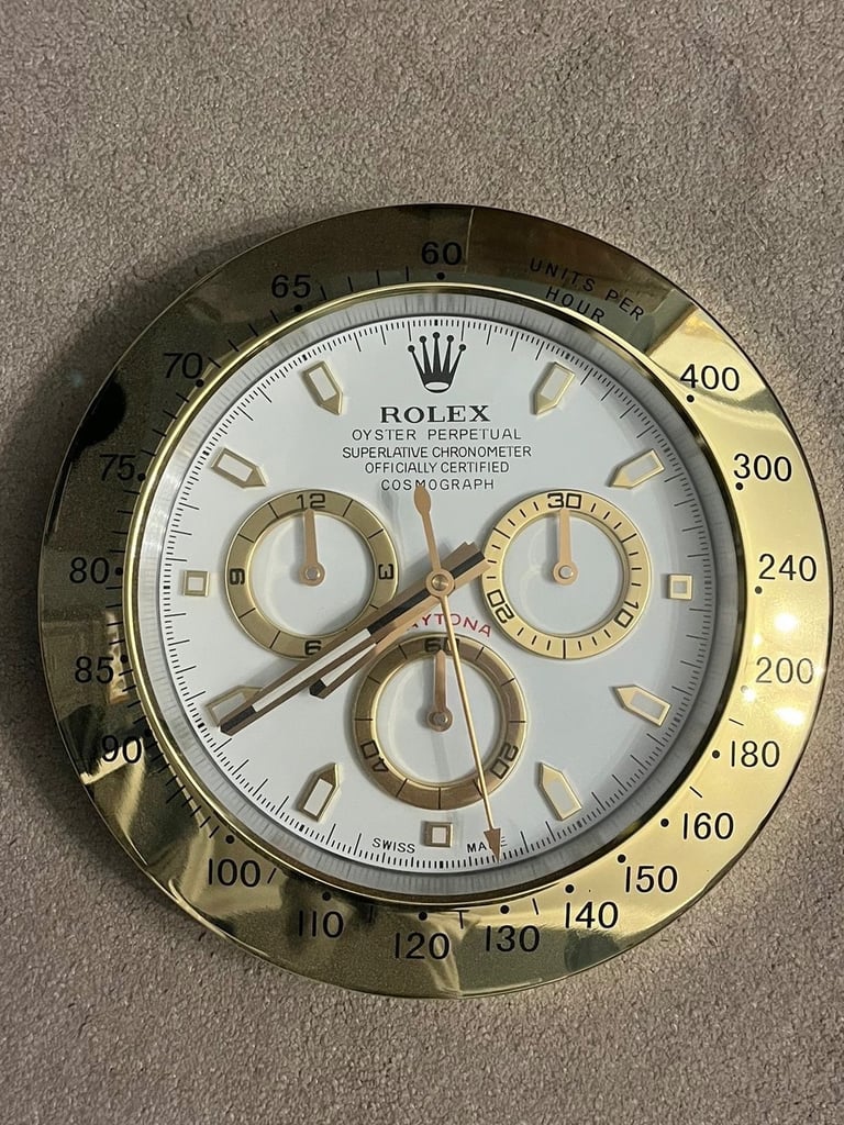 image for Rolex inspired Daytona Wall Clock