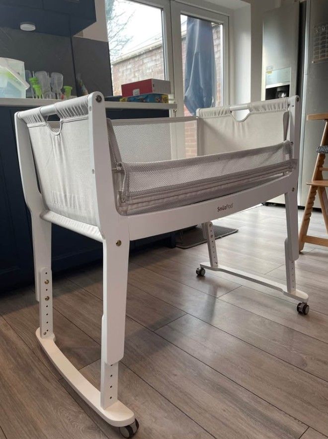 Snuz Baby bed side crib\cot, excellent condition, flat packed and ready for collection