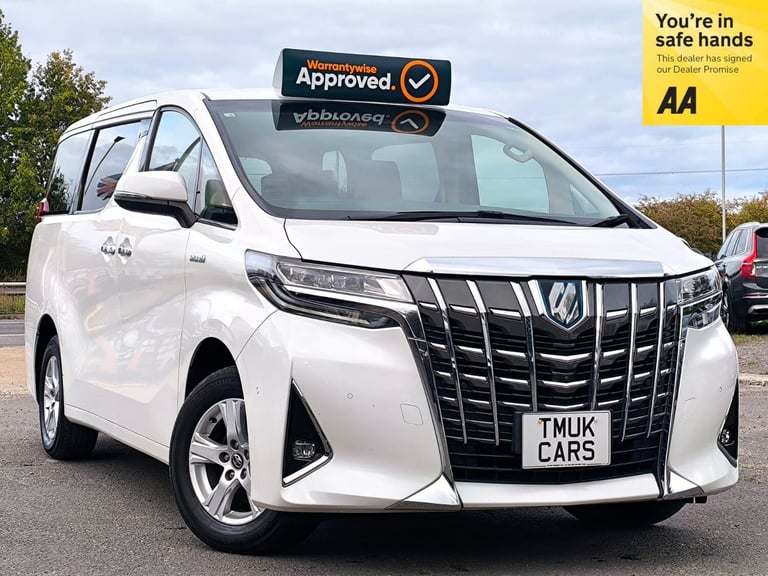 image for 2020 Toyota Alphard 2.5 Hybrid 8 Seats Auto CC LED TV ULEZ Free MPV Petrol/Electric Hybrid Automatic