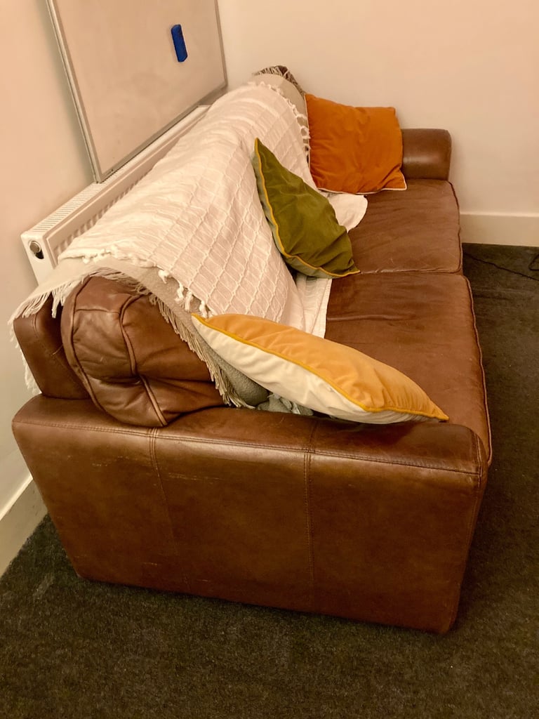 Comfy Leather Sofa