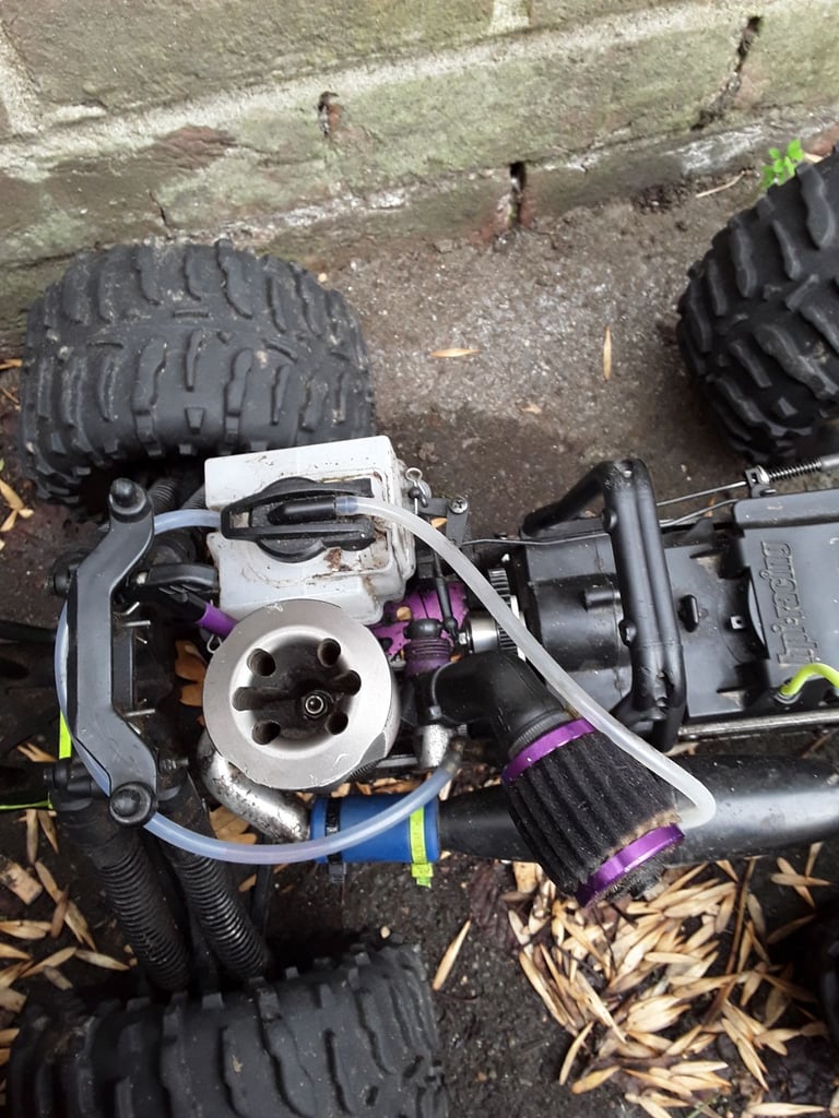 Rc cars  one a savage xl and a hyper 7 with spare engine 