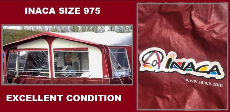 image for Caravan Awning Quality Inaca Sands Size 13 Tag 975 REDUCED