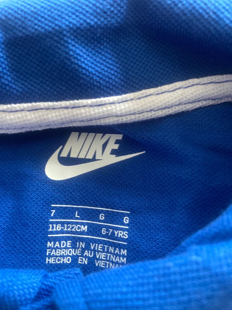 Boys t shirt blue short sleeve 