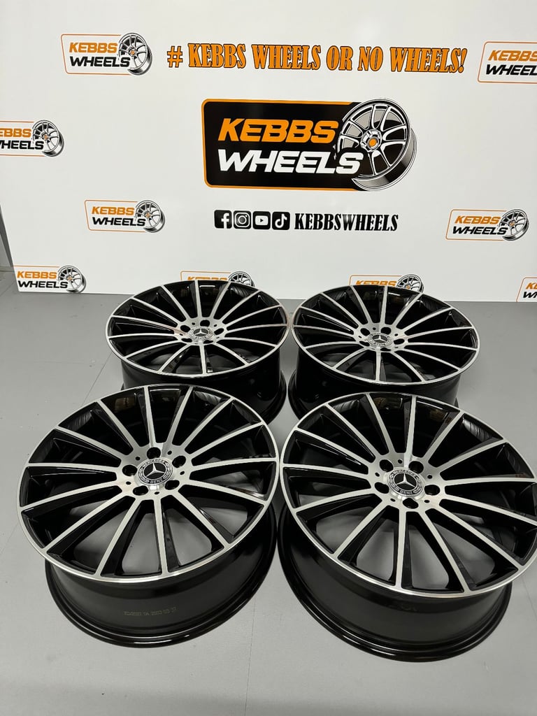 19" MERCEDES TURBINE TWIST REPLACEMENT STYLE ALLOY WHEELS C CLASS E CLASS S CLASS CLA A CLASS