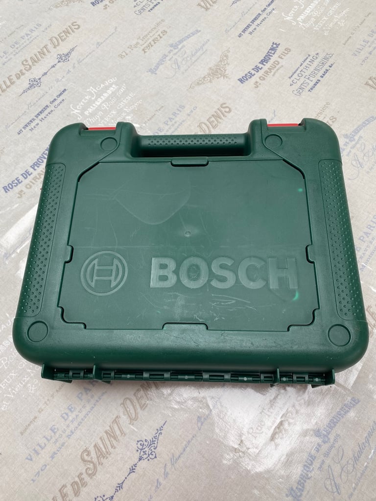 image for Bosch Corded Hammer Drill plus Box of Black and Decker Drill Bits. 