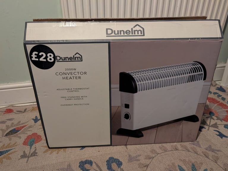 image for Dunelm 2000W Convector Heater RRP £28