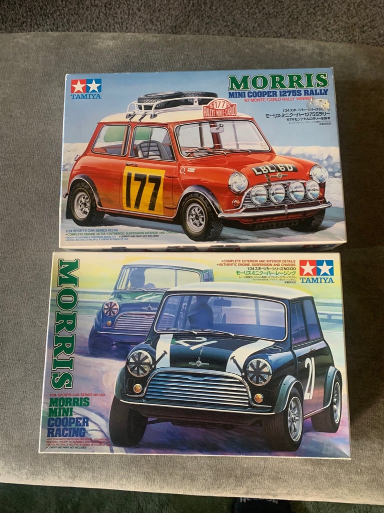 Tamiya Mini Cooper kits x 2 
