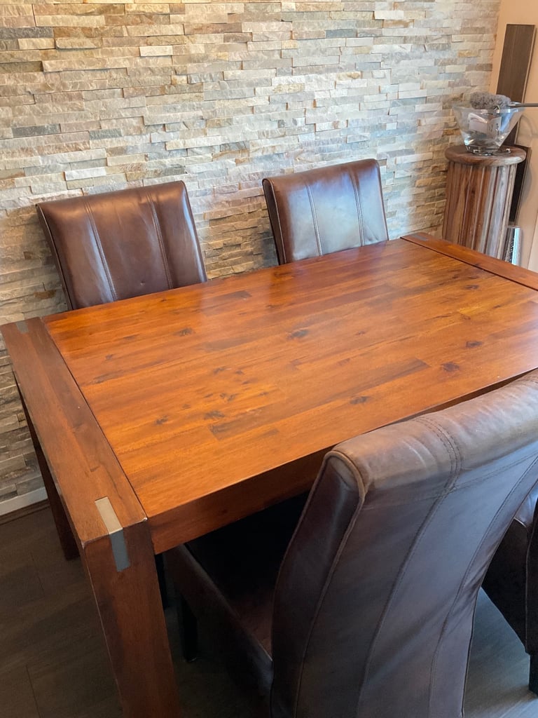 Solid wood dining table (no chairs)