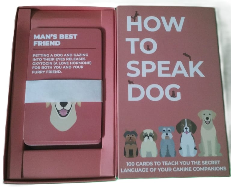 Gift Republic How To Speak Dog 100 Cards Learn Interpret Pet Body Language
