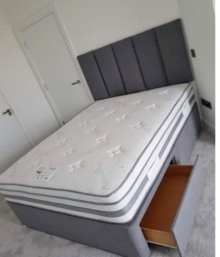 image for Double Bed With Quality Mattress And Free Home Delivery Inbox For Price