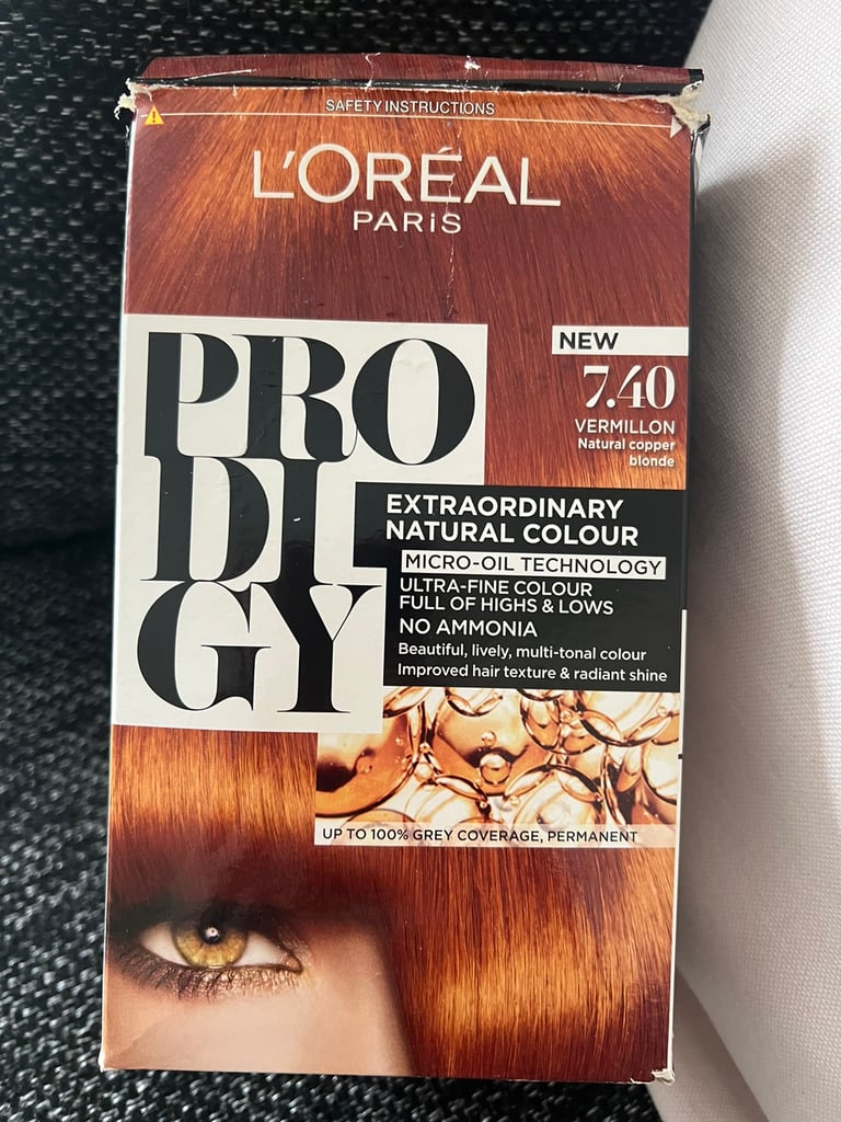 Natural copper blonde hair dye