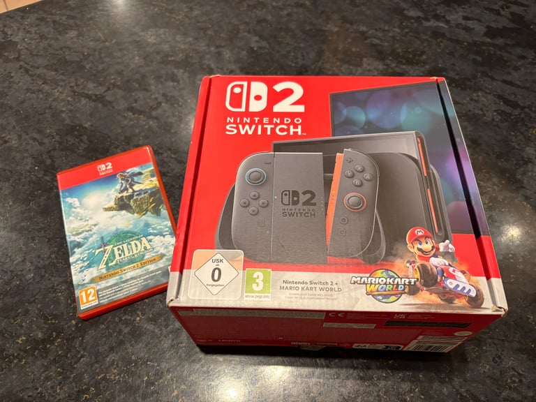 Nintendo Switch 2 with Mario World and Zelda BRAND NEW