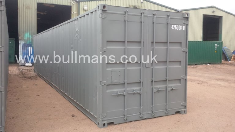 40ft Refurbished & Repainted Shipping Container – Steel Storage Unit – For Sale