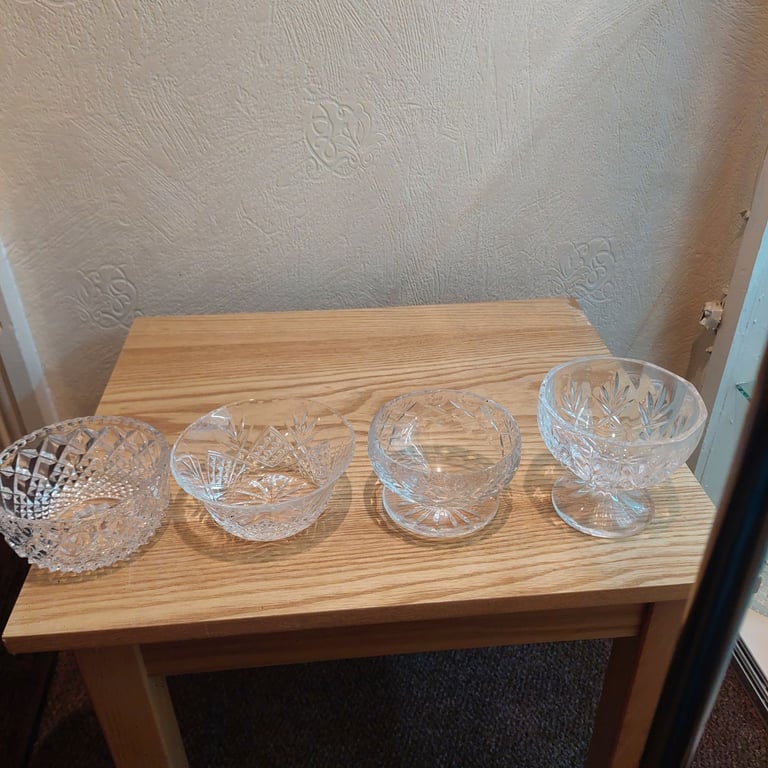 image for Crystal Fruit Bowls, Vases and other dishes - excellent condition