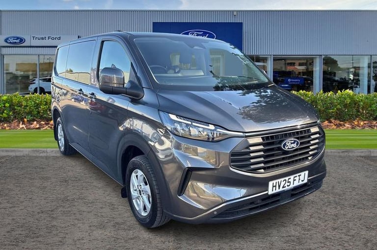 2025 Ford Transit Custom 320 Limited L1 SWB Double Cab In Van FWD 2.0 EcoBlue 136ps Low Roof, FRO...