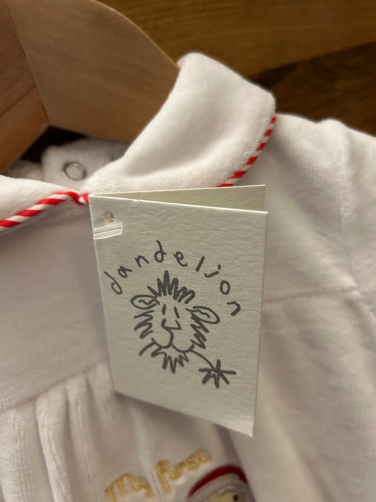 My first Christmas sleepsuit