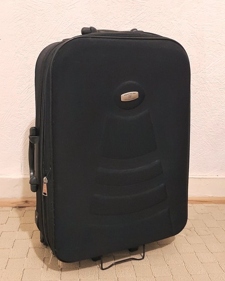 image for *ON HOLD* Large Black Wheeled Suitcase - Collection Only