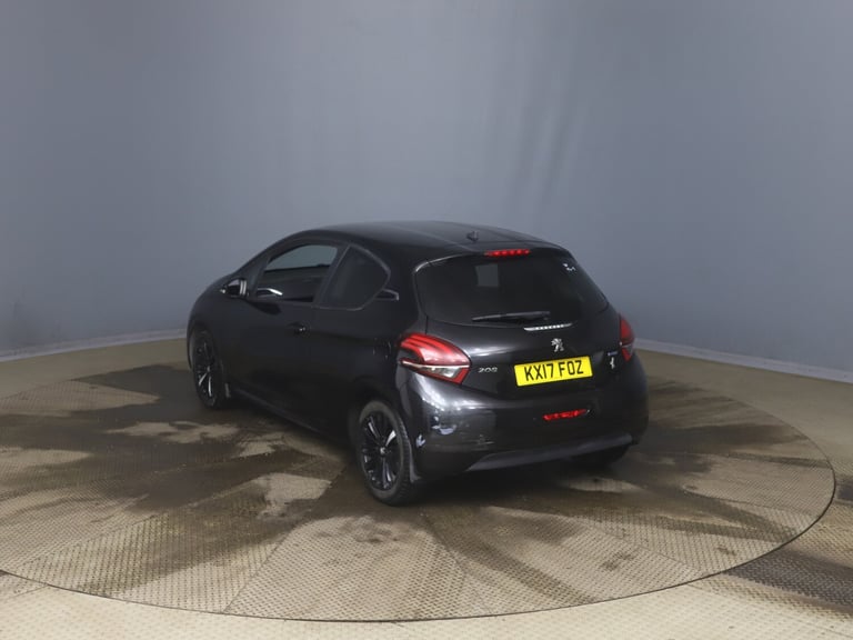 2017 Peugeot 208 1.2 PureTech Black Edition Hatchback 3dr Petrol Manual Euro 6