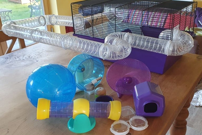 Hamster/mouse cage plus accessories