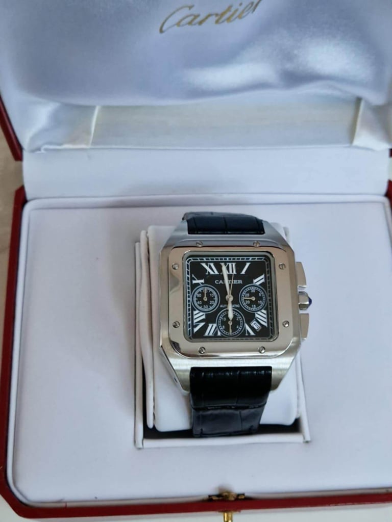 Men cartier watch santos smart 