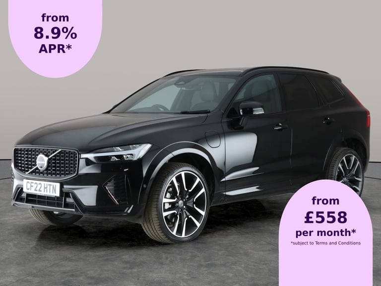 2022 Volvo XC60 2.0h T8 Recharge 18.8kWh Ultimate Dark SUV 5dr Petrol Plug-in Hybrid Auto A Suv P...