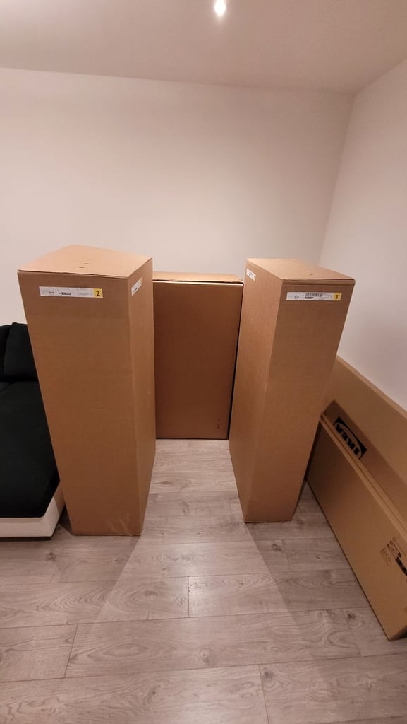 3 Big Cartboard Boxes (Ikea)