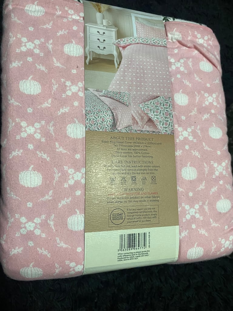 Stacey Solomon Reversable Duvet cover sets Superking,king.Double Bnwt 