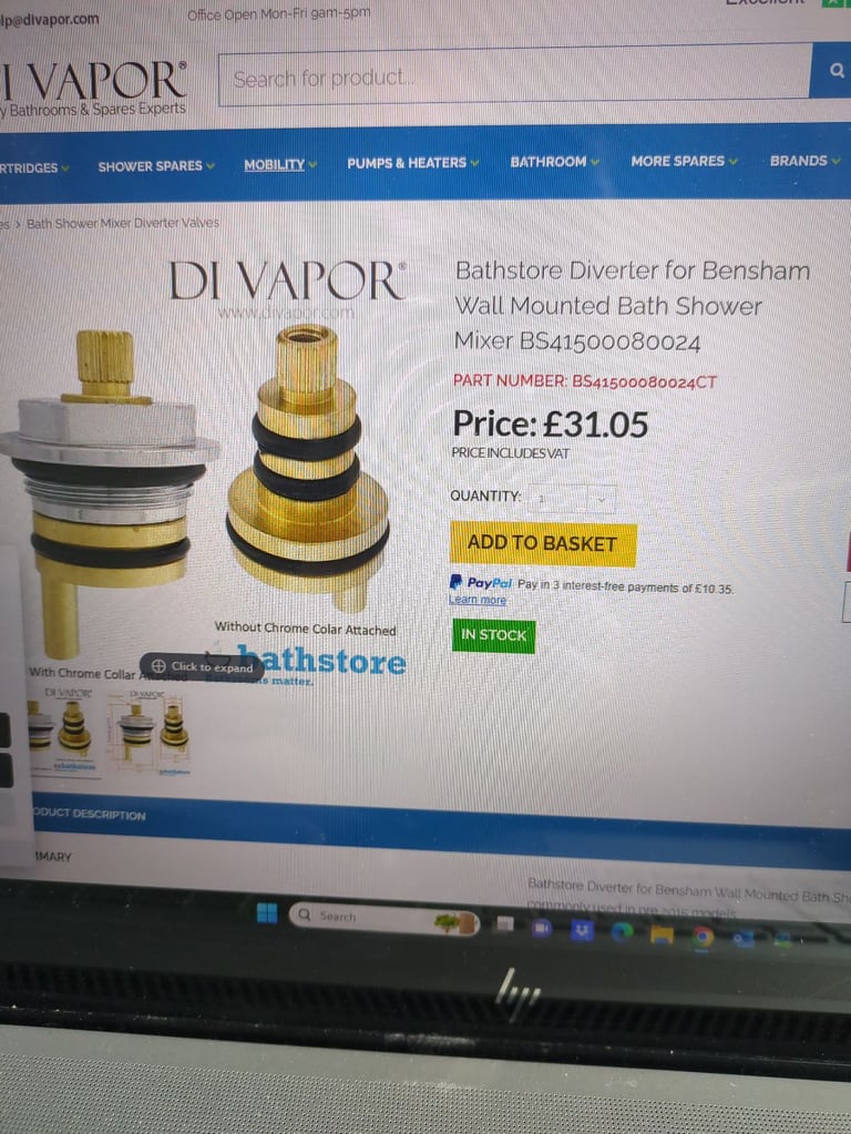 image for Bathstore wall mounting kit for bath shower mixer